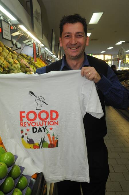 GOOD GUY: Paul Welsh from the Good Guys in Bathurst is right behind tomorrow’s Food Revolution Day. 	051112ppaul2