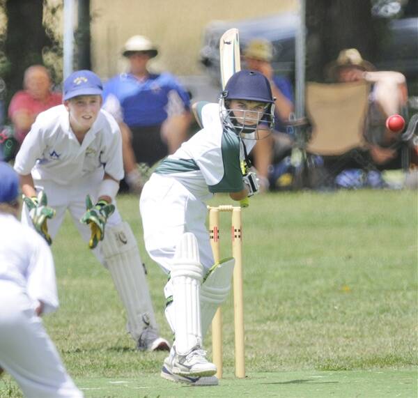 ALL-ROUND: Nick Broes proved to be a key member of the Bathurst under 12s side which defeated Orange on Sunday afternoon, making some handy runs and bowling an important spell. Photo: CHRIS SEABROOK 012912cu12s3