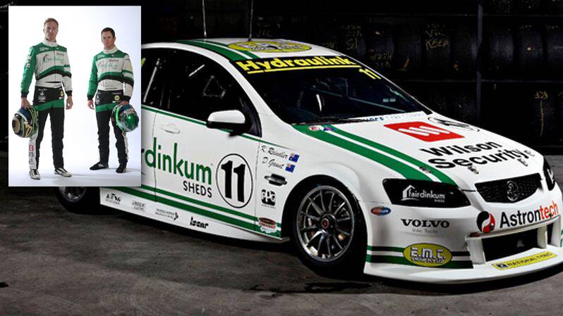 Fair Dinkum Sheds Racing: Karl Reindler and Daniel Gaunt. Holden VE II Commodore.