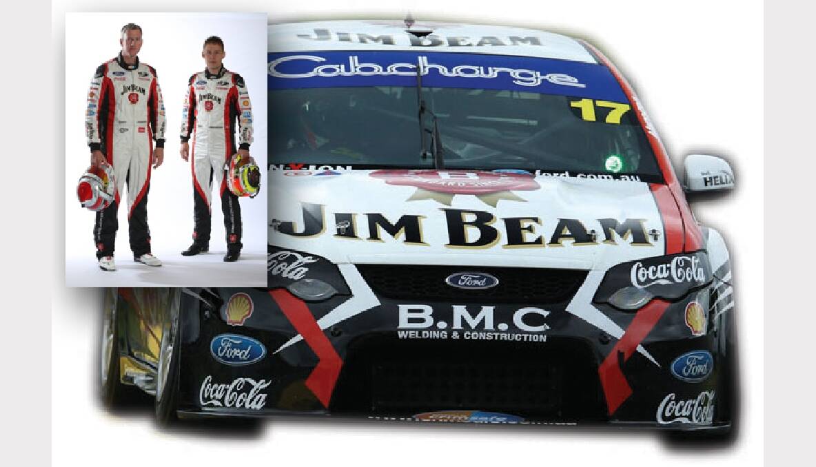 Jim Beam Racing: Steven Johnson and Allan Simonsen. Ford FG Falcon.