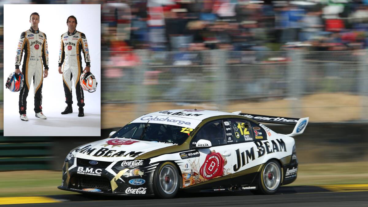 Jim Beam Racing: Dean Fiore and Matthew Halliday. Ford FG Falcon.
