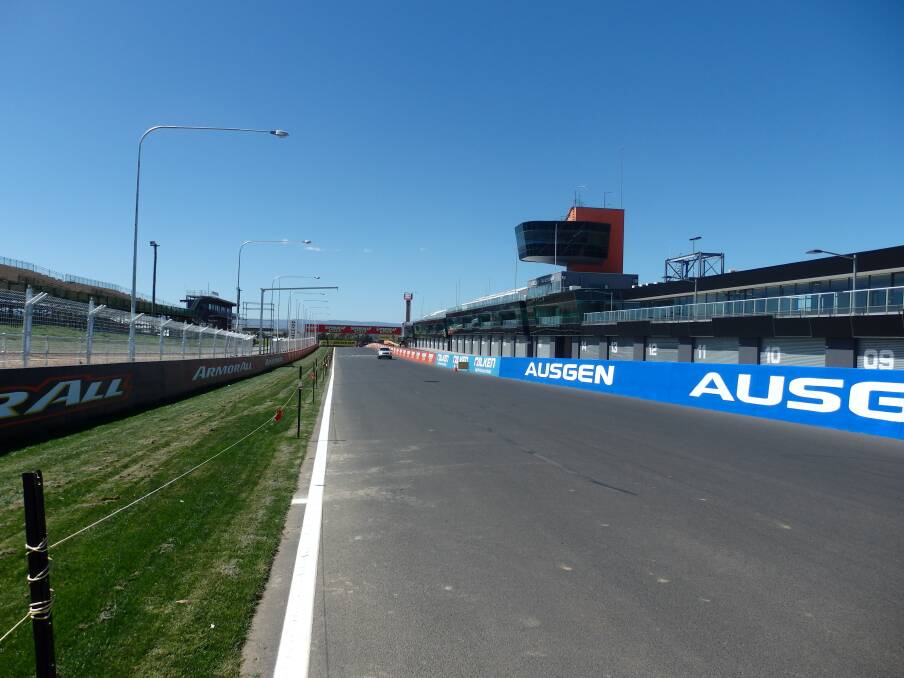 Getting ready for the 2013 Bathurst 1000 at Mount Panorama. 