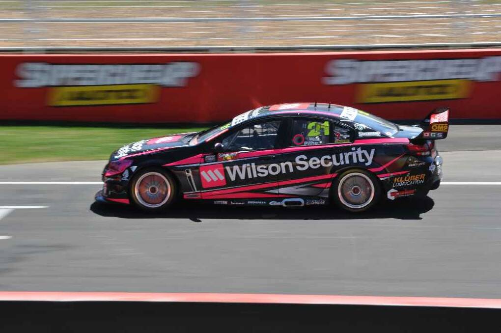 The V8s during the second practice session on Friday. Photo: Mark Rayner