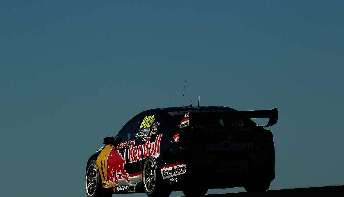 The Top 10 Shootout has seen Red Bull Racing's Jamie Whincup and Paul Dumbrell claim pole position for Sunday's Bathurst 1000. Photo: Getty Images,  Brendon Thorne
