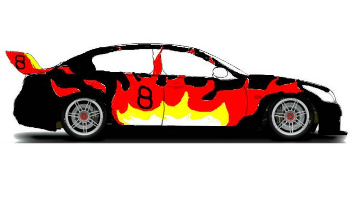 CHRIS STAFFORD: Hopefully the only flames seen around this car are the painted ones.