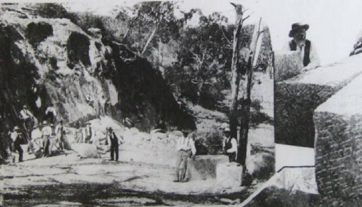 The Borenore Quarry, 1903. Photo: The Collections of Central West Libraries.