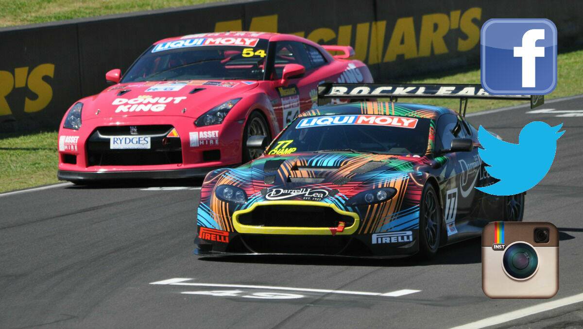Social media plays a large role in the coverage of the 2013 Bathurst 12 hour. 