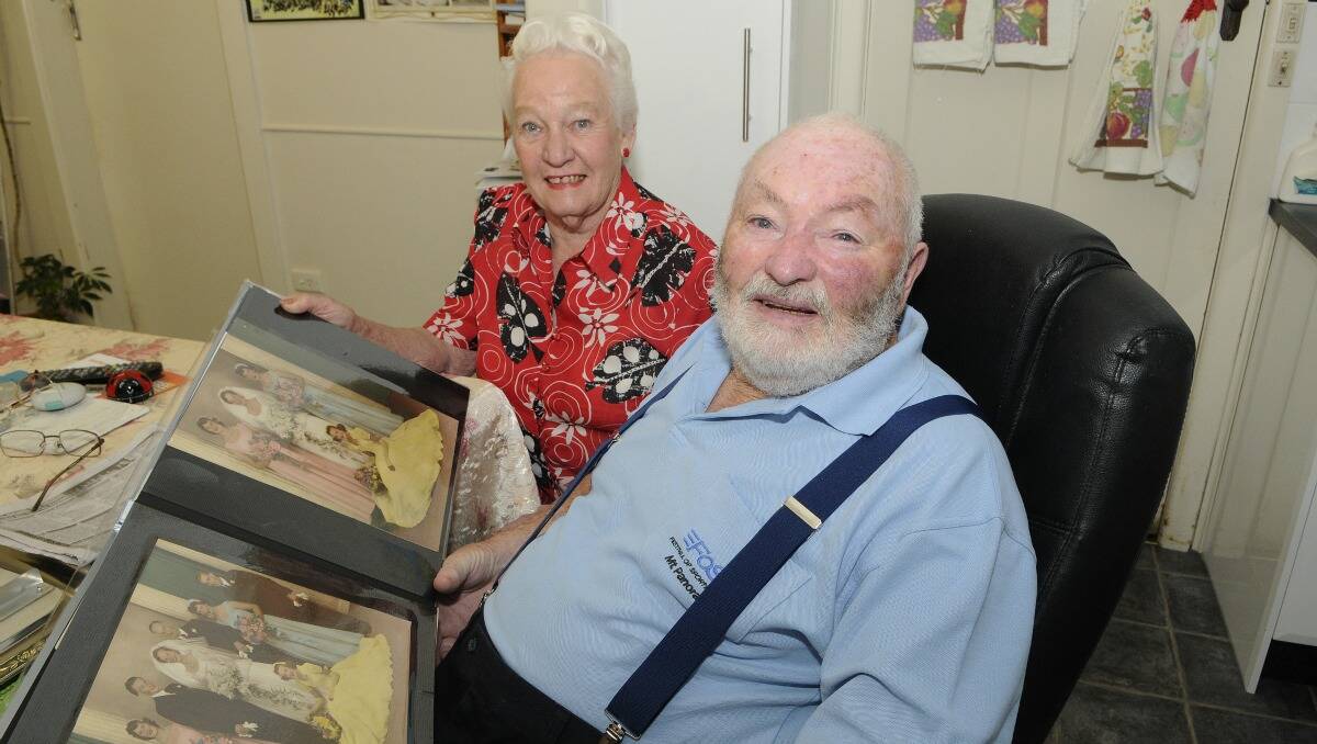 John and Margaret Woodward were married on St Valentine's day and today celebrate their 60th wedding anniversary. 
