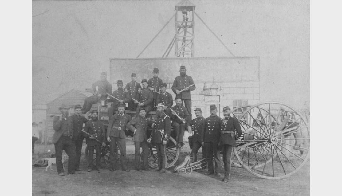 The first fire station in Orange, date unknown. Photo: The Collections of Central West Libraries