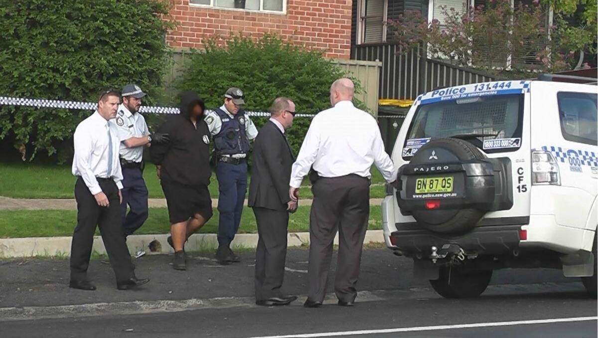 A 40-year-old Bathurst man assisting police with their investigations into the stabbing death of a 49-year-old man in Rocket Street remains in police custody as detectives continue their inquiries. Photo: ANDREW MICALLEF, WIDE AREA COMMUNICATIONS.