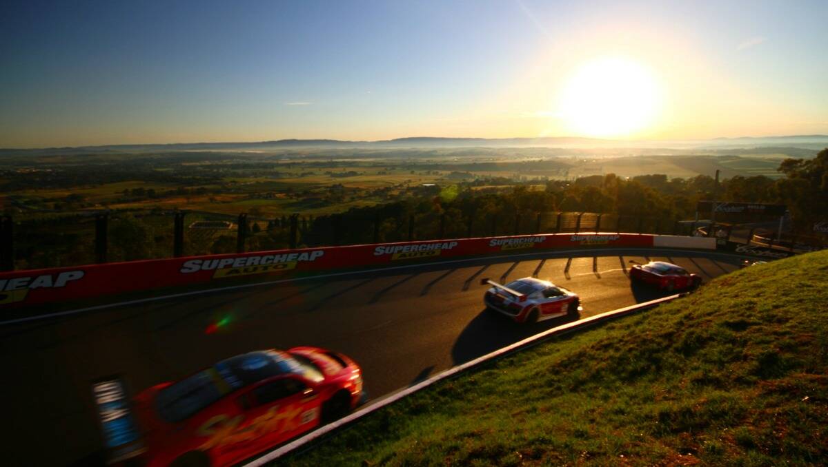 Images from the start of the 2013 Bathurst 12 Hour on Sunday. Photo: David McCowen. (Flick across to see more photos from the event)