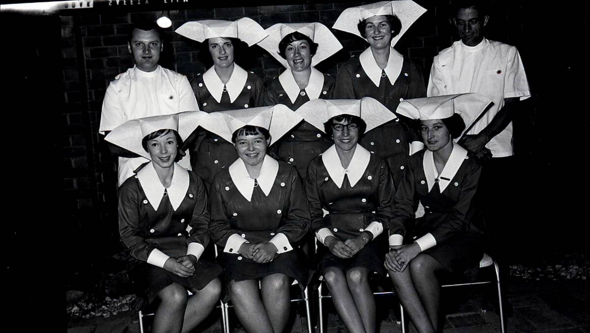 Nurses graduate from Orange Base Hospital, December 1967. Photo: CWD Negative Collection, Orange & District Historical Society.