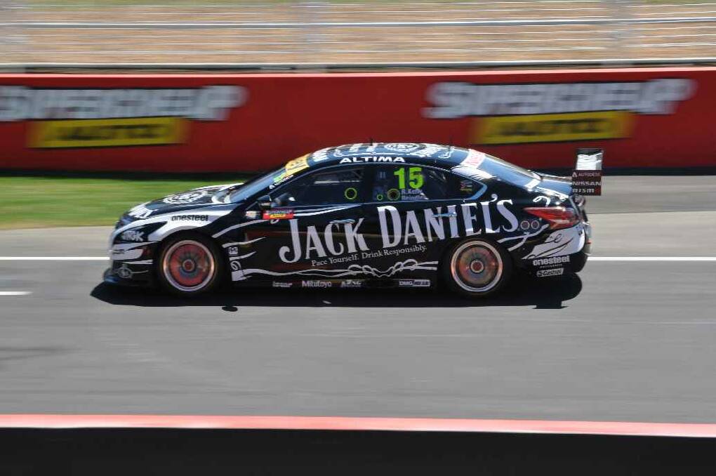 The V8s during the second practice session on Friday. Photo: Mark Rayner