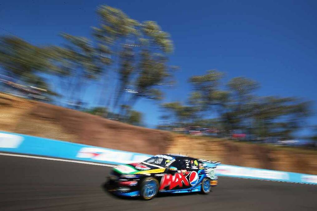 The V8s were on the track during two practice sessions in Bathurst on Friday, before the afternoon qualifying session. Photo: Robert Cianflone, Getty Images. 