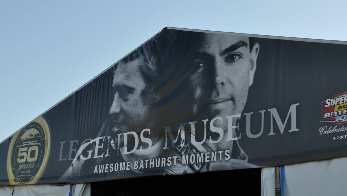 A BIT OF HISTORY: The Legends Museum features cars from past battles at the famous circuit.
