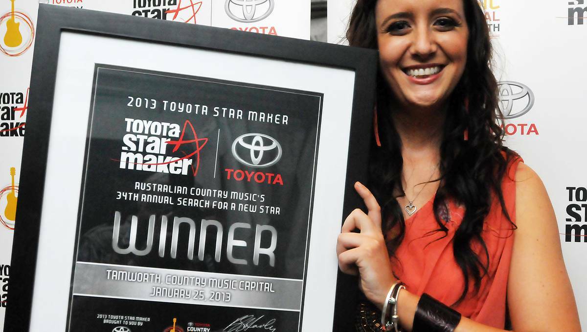 TOYOTA Star Maker has welcomed Bathurst's Kaylee Bell to the fold as the 34th winner.﻿