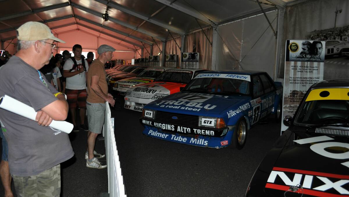 A BIT OF HISTORY: The Legends Museum features cars from past battles at the famous circuit.