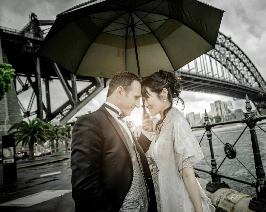 2013: The historic Lauriston House in  Sydney was the location of choice for the wedding of former Bathurst man Mark Curzon and Ena Mikami on November 16.