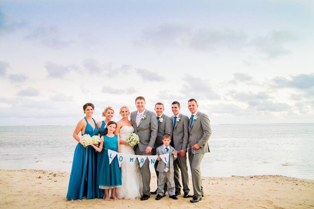 2013: Matthew Willis and Sarah Feebrey were married on July 11 at the Shangri La Fijian Resort in Fiji. 