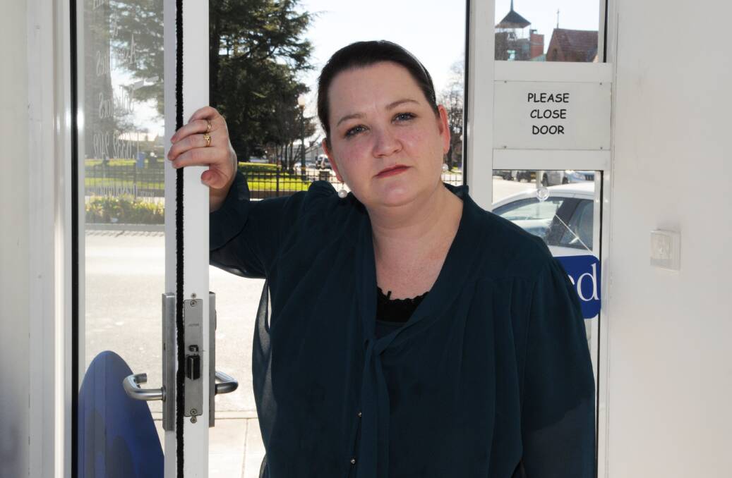 AUGUST: Solicitor Emma Mason wants Bathurst Regional Council to reassess its policy on CCTV in the city after a man tried to rob her as she left work. Photo: ZENIO LAPKA 080113zmason1