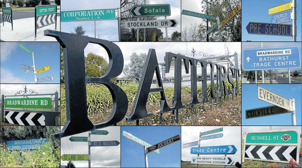 JUNE: A new Bathurst Regional Council signage strategy aims to put an end to the mishmash of styles currently in use. 061713signs1-20