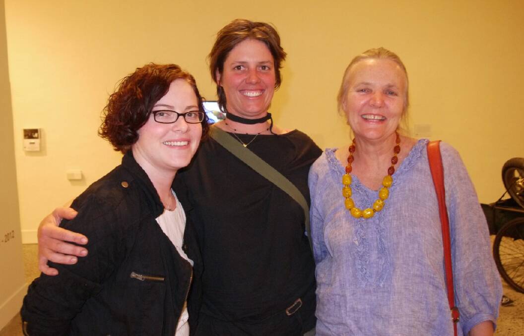 SNAPPED: Emma Hill, Harrie Fasher and Christine McMillan.