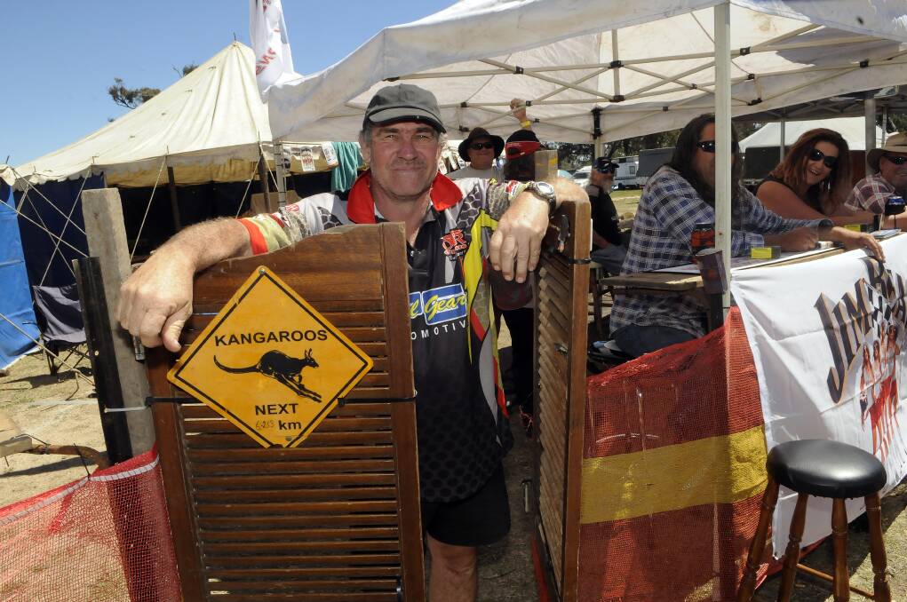 OCTOBER: When Brisbane man Dave Purtell makes the pilgrimage to Bathurst, he brings all the comforts of home with him. And he’s not alone – many campsites on Mount Panorama are shining tributes to race fans’ ingenuity.