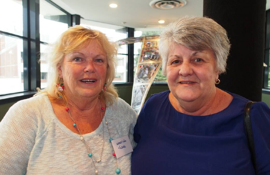 SNAPPED: Wendy-Lou Tisdell and Linda Lucano.