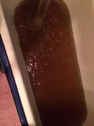 DIRTY WATER: West Street. Photo submitted to the Bathurst Regional Council Facebook page