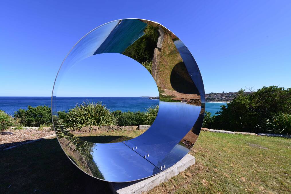 SCULPTURE BY THE SEA: Silvia Tuccimei's passage secret. Photo: Clyde Yee.
