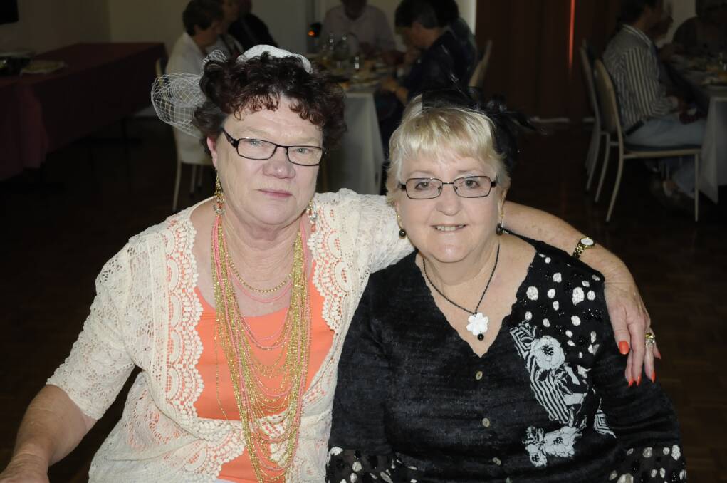 MELBOURNE CUP CELEBRATIONS: Macquarie Care Centre Auxiliary function, Sue Cowdroy and Rosita Stazecki. PHOTOS: Chris Seabrook. 110513care4