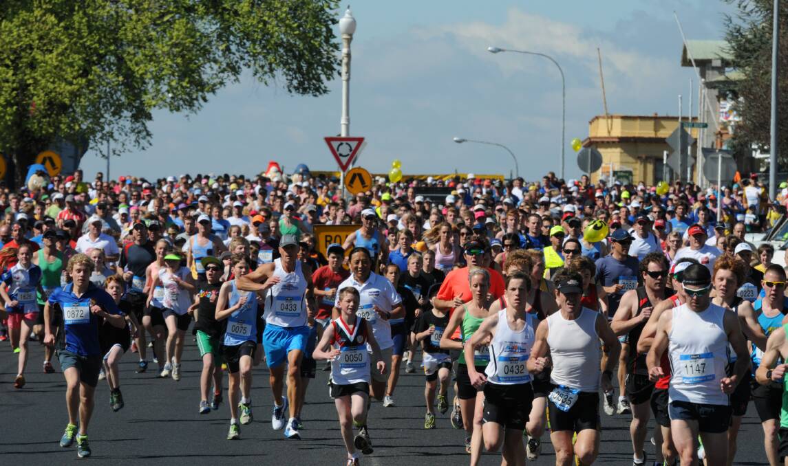 SEPTEMBER: About 1600 people took advantage of perfect spring weather across the region for the running of the 2013 Bathurst Edgell Jog. 