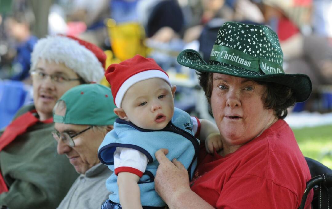 2010: Kieran Dorian, Frank and Margaret Springall with 10-month-old, Kai Dorian.