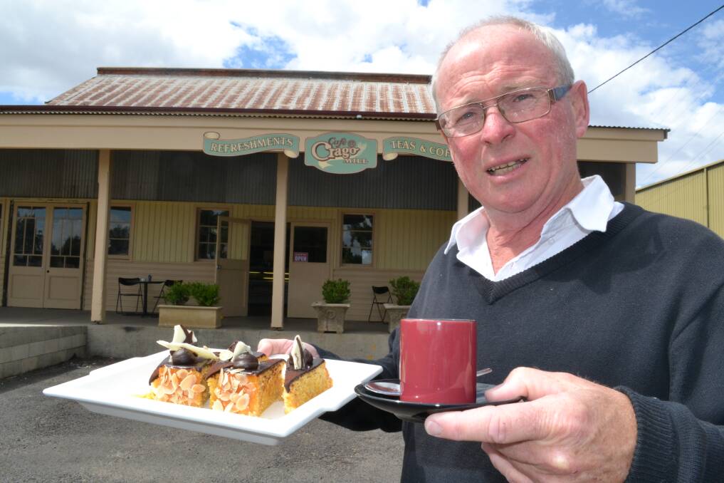 OPEN AT LAST: Glenn Todd at Cafe@Crago Mill, which is now open for business after extensive restoration.	 121112crago2