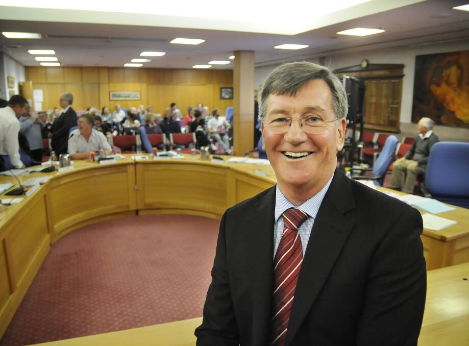 PROMOTION: Gary Rush, who was elected to council for the first time last September, is the city’s new mayor. Photo: CHRIS SEABROOK 	091813cnewmayr