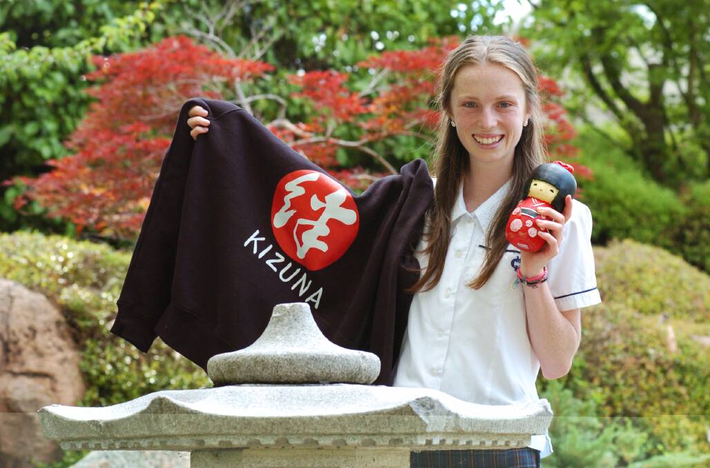 REBUILDING: MacKillop College student Georgia Maher leaves today for the adventure of a lifetime in tsunami devasted Japan. Photo: ZENIO LAPKA 112912zmaher