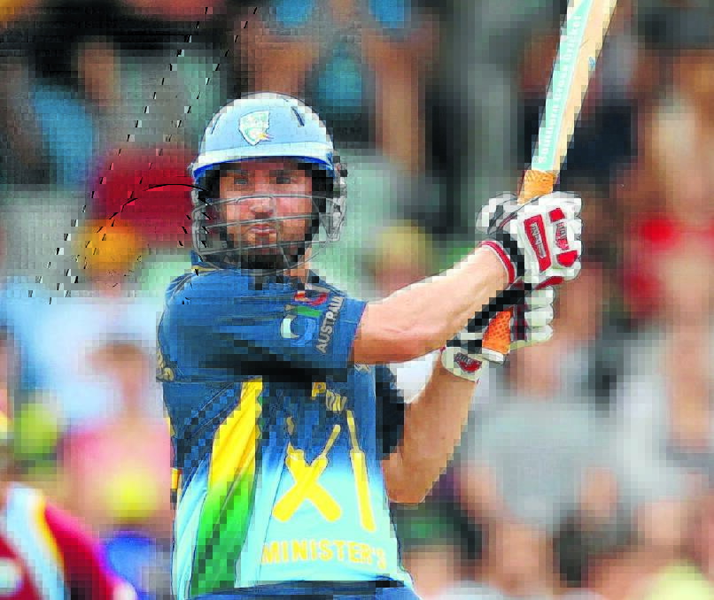 CHANCE: Bathurst cricketer Jono Dean impressed during the International Tour Match between the Prime Minister’s XI and West Indies earlier this year and now has another chance to shine. He has signed a contract with the Adelaide Strikers to play in the Big Bash League. Photo: GETTY IMAGES