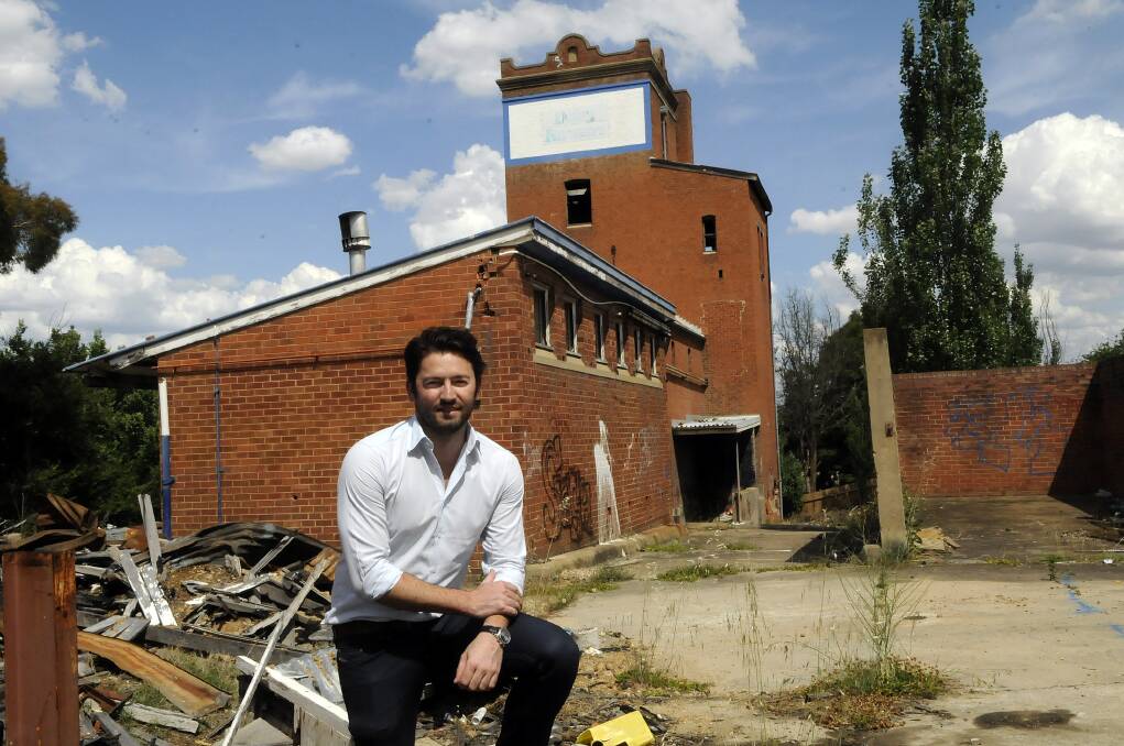INVESTMENT IN BATHURST: Development manager Jason Capuano hopes an application to revitalise the old Dairy Farmer's site in Bentinck Street will be well-supported by the Bathurst community. 112412pjason