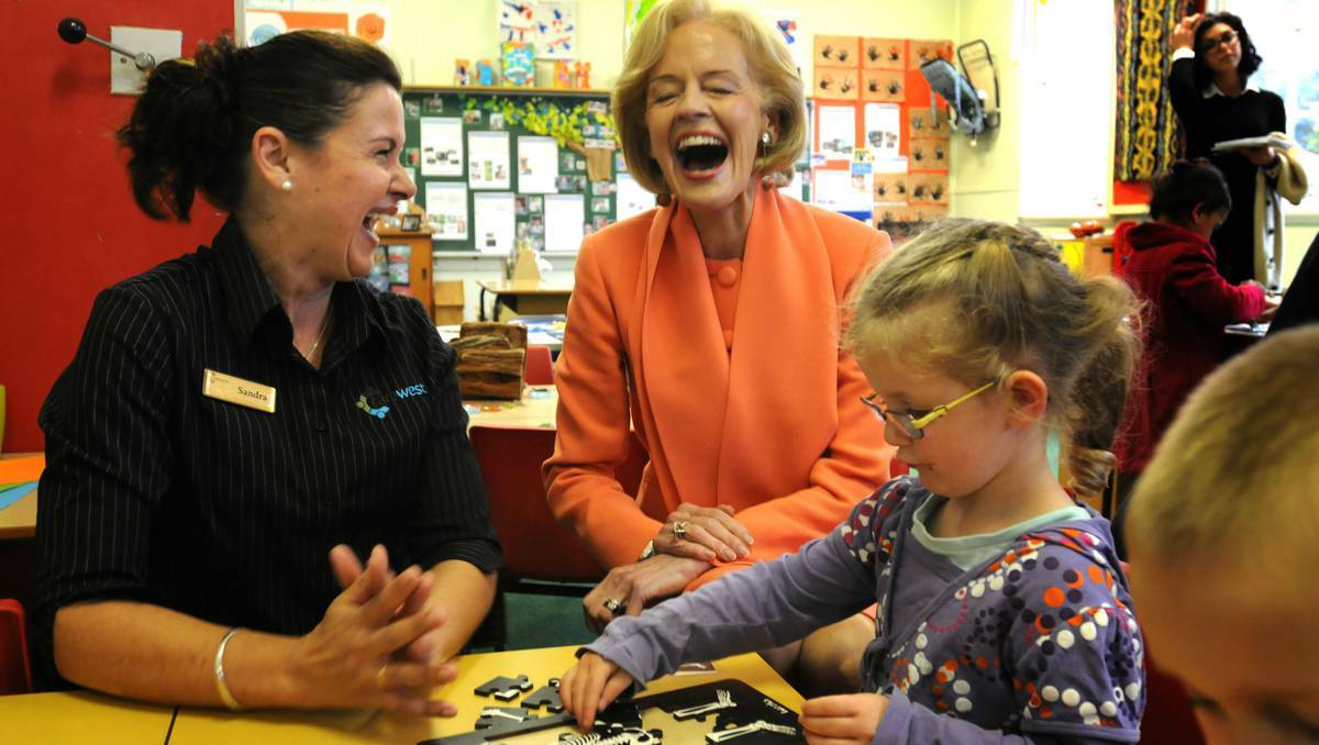 ORANGE: Governor-General Quentin Bryce visited Orange to take a tour of the city and meet some of the local residents. Photo: Steve Gosch.