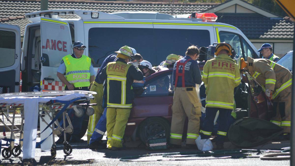 ORANGE: Emergency services were called to a two-car accident on the corner of Phillip and Anson Streets at around 11am on Monday. Three occupants of one of the vehicles, including a six-year-old girl, were treated at the scene and two were transported to Orange hospital.