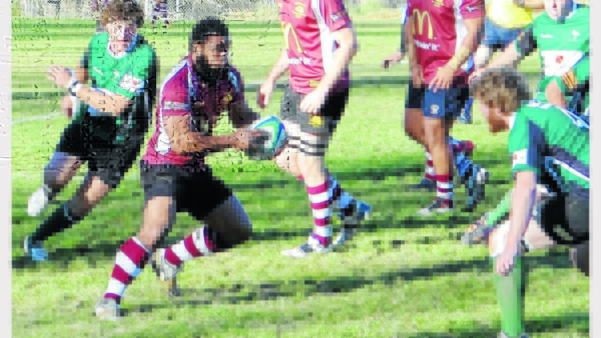DANGER MAN: Mahe Fangupo is an exciting player for Parkes.