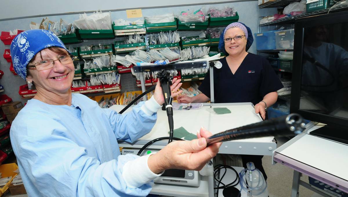 DUBBO: New endoscopic equipment is on the way to Dubbo Base Hospital to the delight of clinical nurse specialist Patrice Miles and registered nurse Pam Crowley who will make good use of it. Photo: LOUISE DONGES
