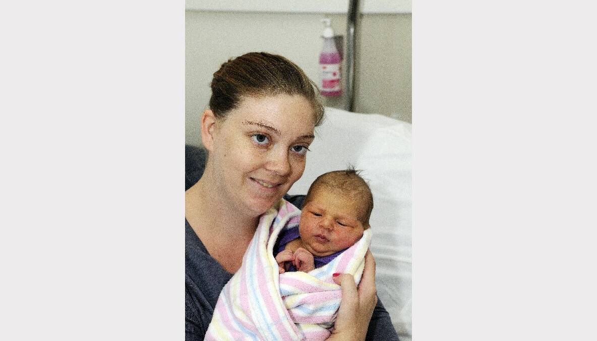 April 2 was a very special day for Emma and Dirk Willis, as they welcomed their first child into the world. They named her Katelyn Paige. Photo: PHILL MURRAY 040413pbab2