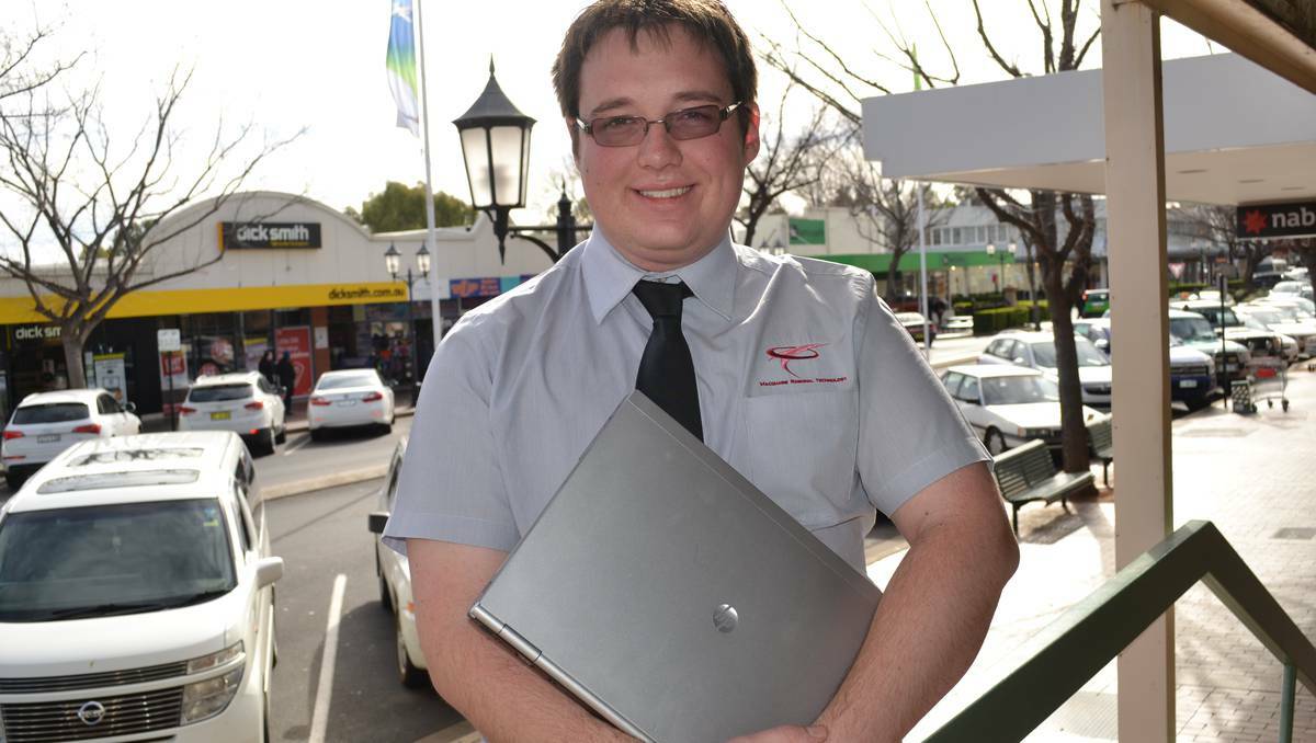 DUBBO: NSW Business Awards' regional finalist for Young Entrepreneur of the Year award, Daniel Gordon from Gilgandra. Photo: SIMON CHAMBERLAIN
