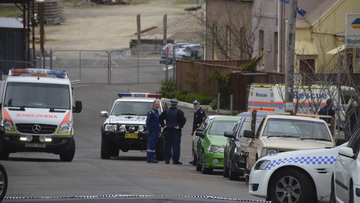 There was high drama at the Mt Victoria railway station on Saturday after a bomb scare on the mid afternoon train to Lithgow.