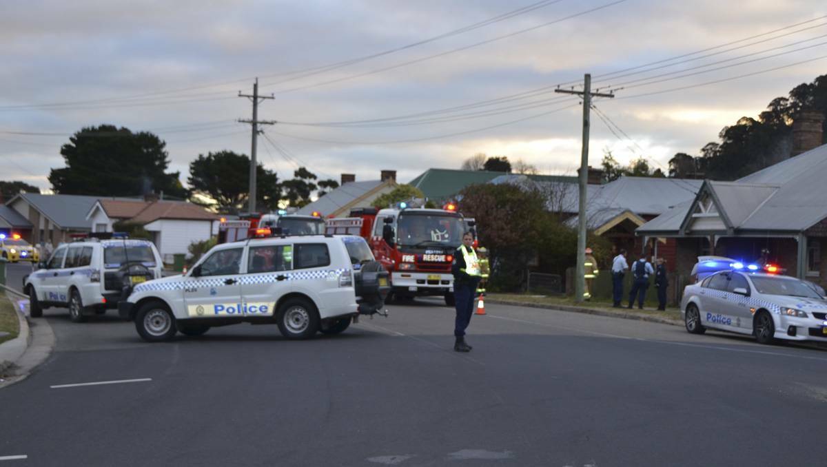 LITHGOW: Emergency services attended a house fire in Inch Steet, Lithgow on Wednesday afternoon. Firefighters were quick to get the fire under control, while a woman and a small child were assessed at the scene by paramedics.