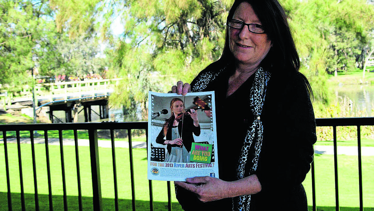 Forbes Has Talent Quest will be held on Sunday, August 4, with the primary goal of finding local musicians and singers to perform at the upcoming Kalari-Lachlan River Arts Festival. Picuted: Lyn Ford at the Forbes Sports and Recreation Club, where the Forbes Has Talent contest will be held.