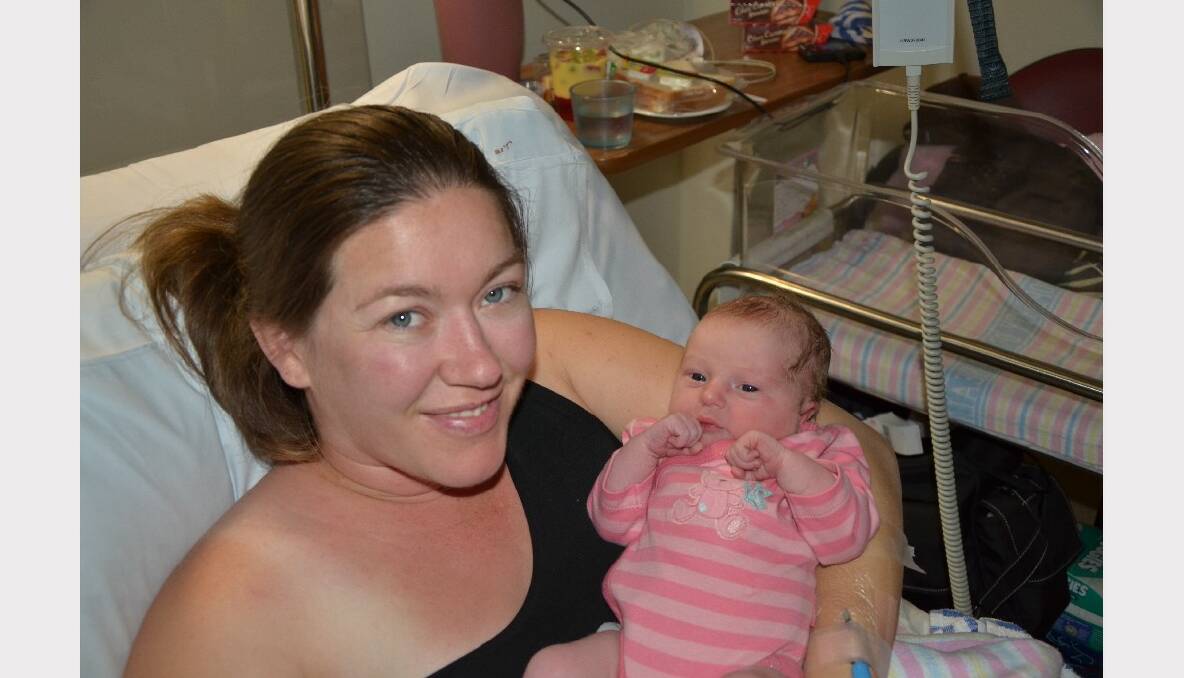 Heather and Lucas Clayton of Georges Plains have welcomed a baby girl into their family. Kate Lorraine was born at Bathurst hospital on April 12. Photo: ZENIO LAPKA 041713bub1