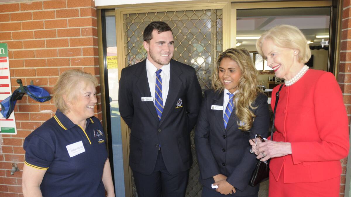 Governor-General Quentin Bryce visits Towri Macs Multi Functional Centre in Bathurst. Photo: Chris Seabrook
