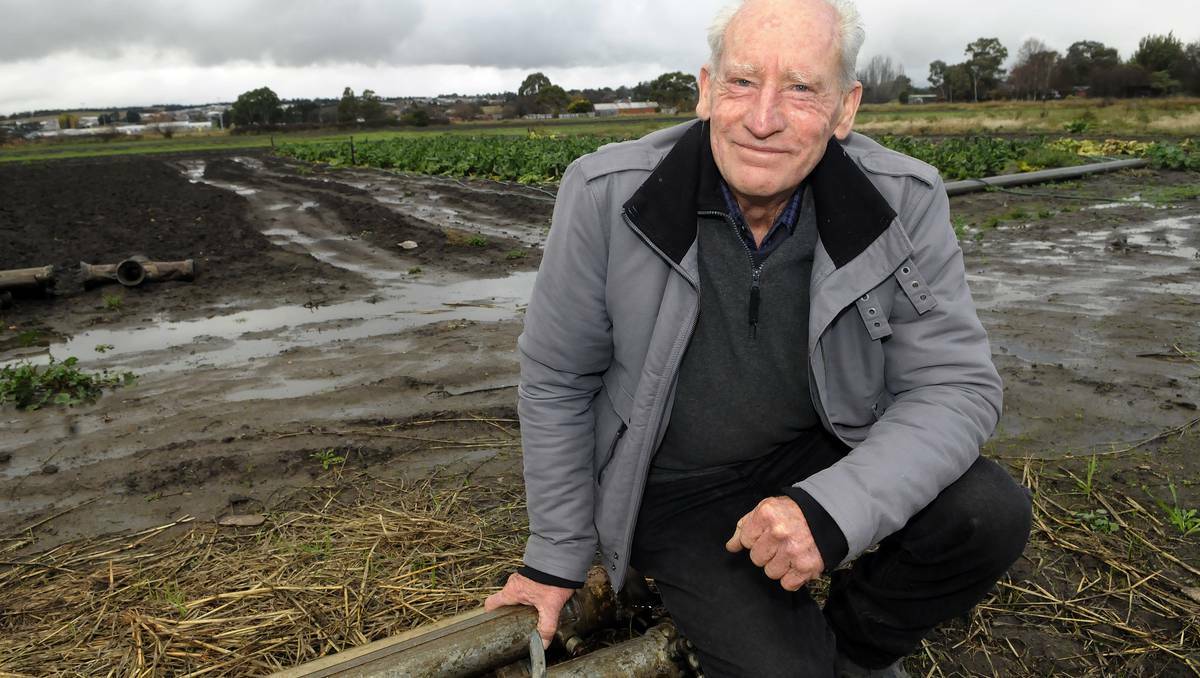 BATHURST: Brian Sherman has sold his Hereford Street market garden to council and would like to see it become a recreation area. Photo: PHILL MURRAY 061313pbrian